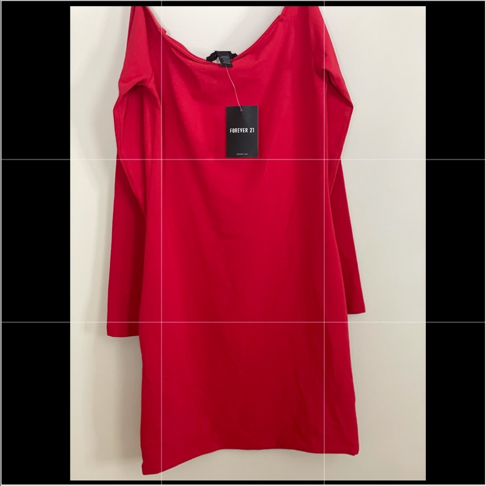 Off shoulder red mini cocktail dress